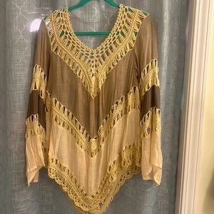Umgee crochet tunic